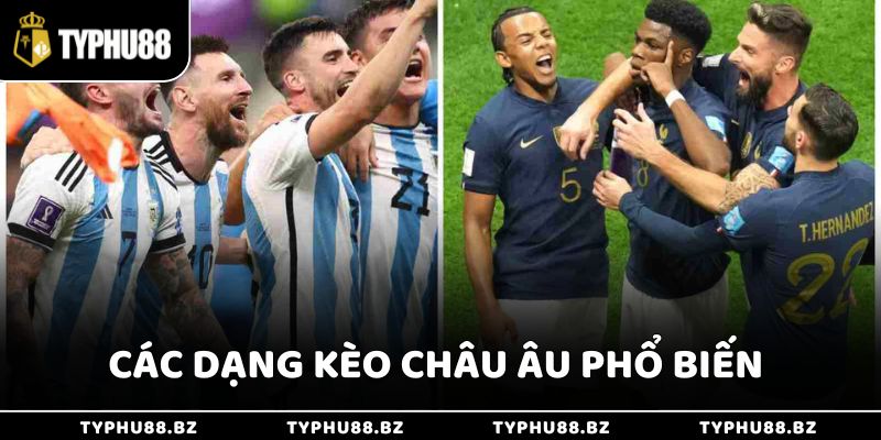 Chơi Kèo Châu Âu Đơn Giản Với 3 Cửa Cược Đơn Giản 3 Các dạng kèo 1X2 phổ biến tại nhà cái Typhu88