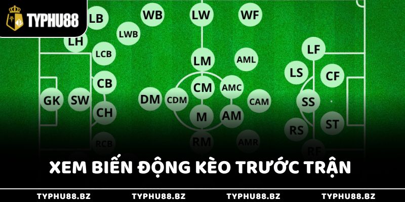 Kèo 3/4 Là Gì Với Cách Chơi Cực Dễ Cho Người Mới Tại Typhu88 3 Xem biến động kèo trước trận